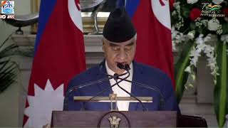 PM Modi's remarks at joint press meet with Nepal PM Deuba