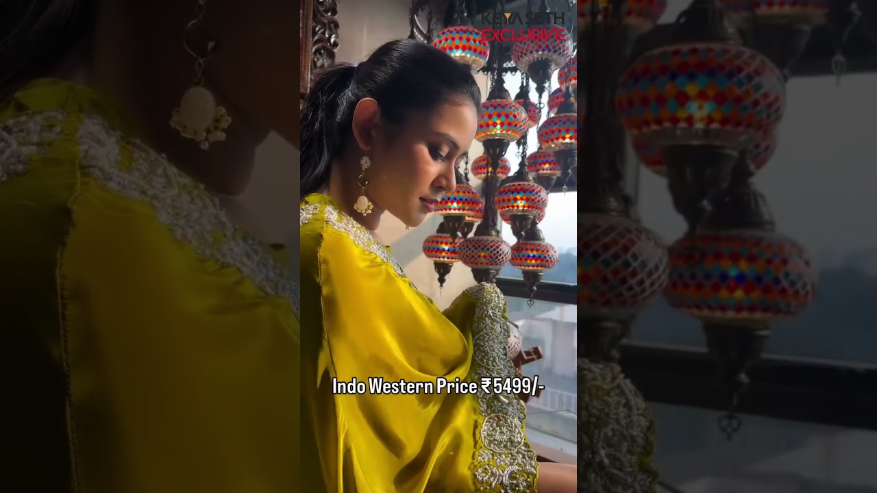 Indo-Western Dhoti Co-ord Set | Trendy Festive & Party Wear | Keya Seth Exclusive