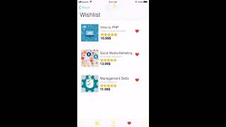 eCourse Application screenshot 3