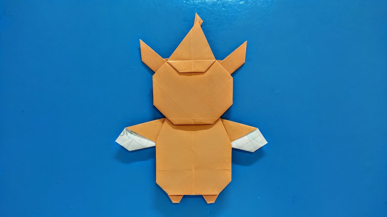 Origami Pokemon Pawmo Easy | How To Make A Paper Pokemon Pawmo Easy