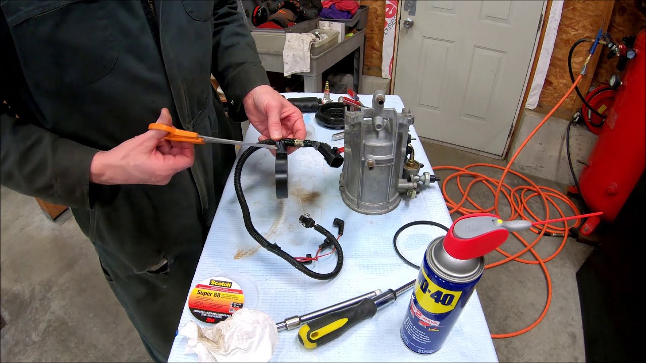 How To Replace Fuel filter and Reinstall Wire harness on 1997 OBS Ford 7.3L PSD.