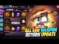 OB49 100% All Evo Gun Return Update || New Event Free Fire Bangladesh Server || Free Fire New Event