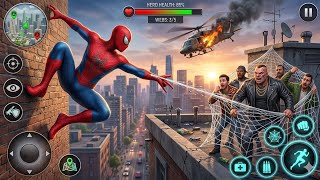 Spiderman Rope Superhero: battle for Rescue - 3D Android Game screenshot 4