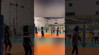 Timnas Voli Putri Latihan Jelang Pertandingan Moji Volley Cup