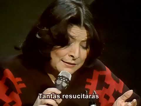 Mercedes Sosa - Como la cigarra (Suiza, 1980), 1080p (see English lyrics below).