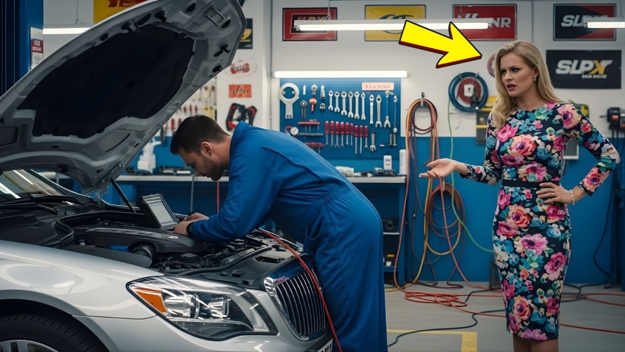MILIONÁRIA RECLAMA DO MECÂNICO NA OFICINA… MAS TESTEMUNHA ALGO INESPERADO.... HISTORIA EMOCIONANTE