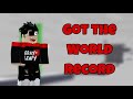I beat the Mobile *WORLD RECORD* | ROBLOX