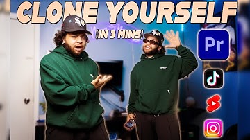 HOW TO CLONE YOURSELF IN PREMIERE PRO 2022 | 3 MINUTES OR LESS!