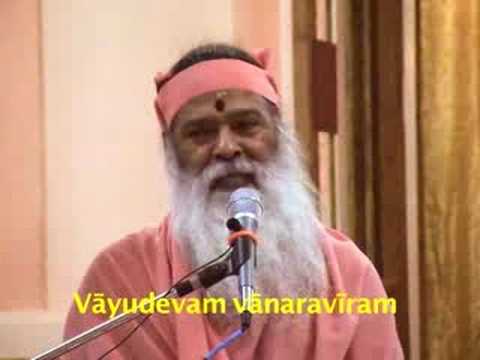 Vande Santam Hanumantam bhajan Sri Ganapathy Sachchidananda Swamiji