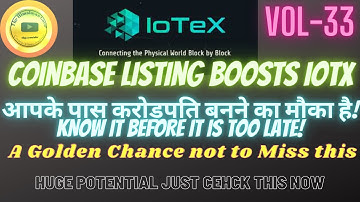 IOTEX Price Prediction 2021 – Will IOTX Reach $1 in 2021? Ur Chance to become Millionaire WatchitNow
