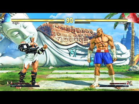 Urien vs Sagat (Hardest AI) - Street Fighter V