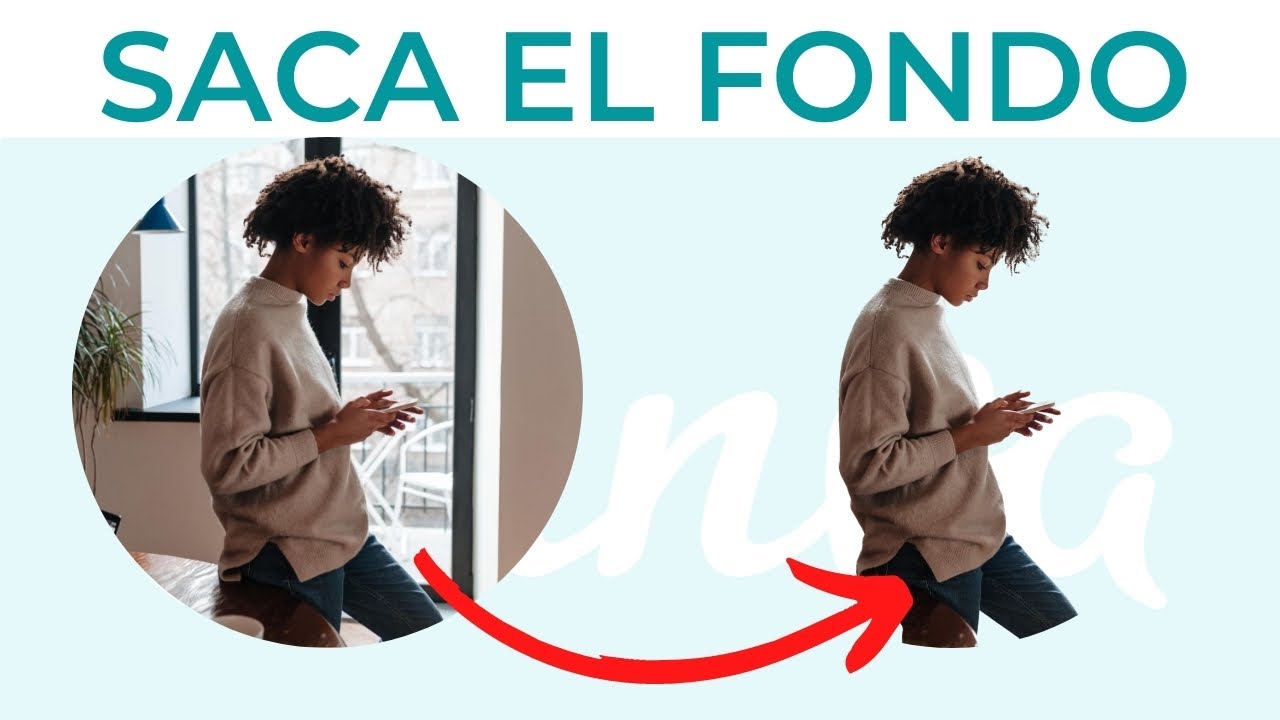 Como quitar el fondo a una foto usando CANVA - CANVA PRO GRATUITO x 1 MES -  Trabajando con Canva - YouTube