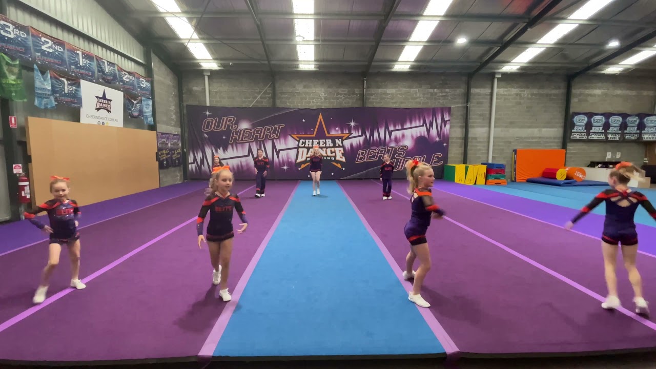 Cheer N Dance Bendigo Blitz Sandstorm 2021 AASCF Virtual Nationals