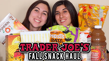 TRYING TRADER JOE’S FALL SNACKS | Vegan Taste Test