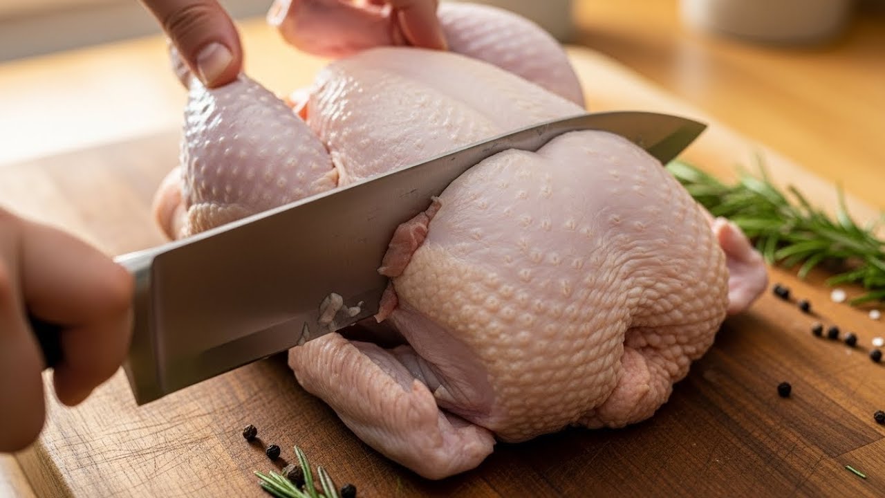 Chicken Cutting Skills | Step by Step How to Cut a Whole Chicken