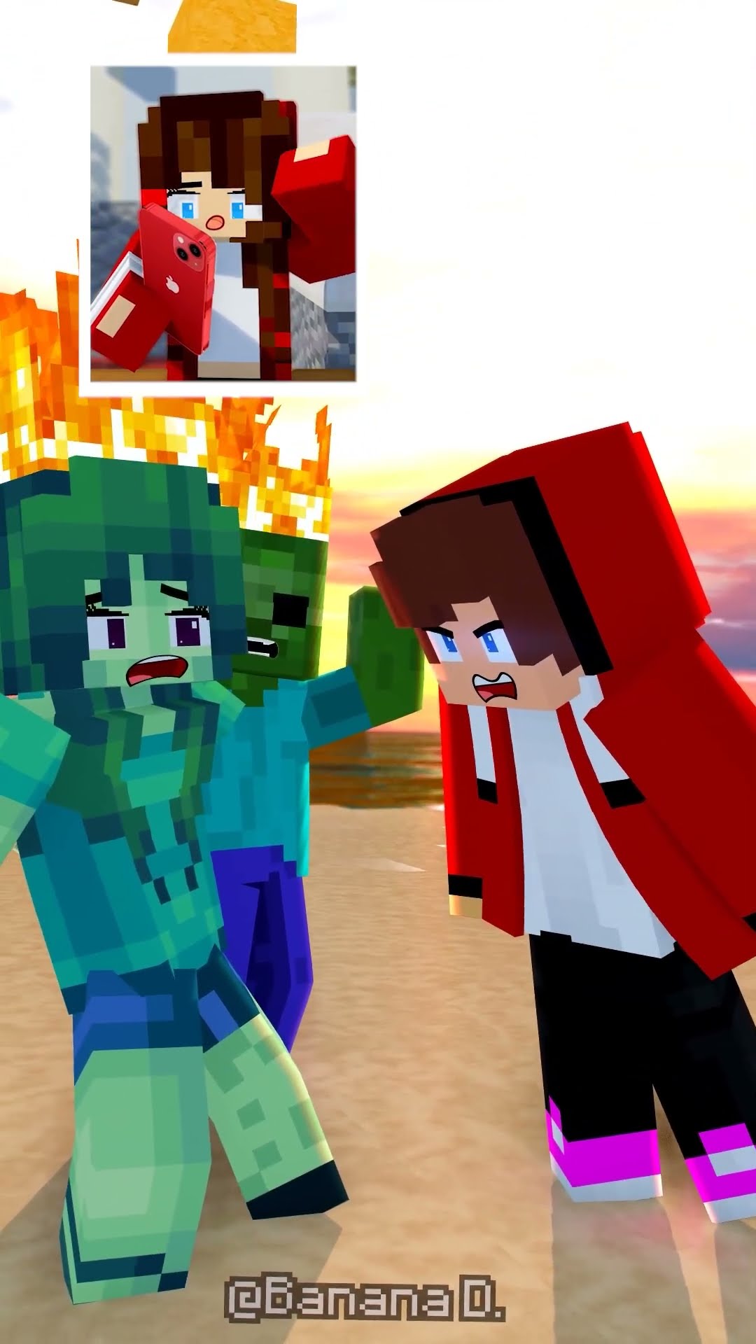 JJ'sister Watching [Zombie Team VS JJ'sister Team LOVE Battle in Beach]