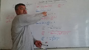 Derivative of Y=Cosec^-1(x)