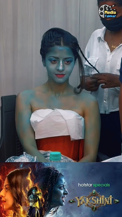 😡4 hours makeup😱🥵 | Yakshini webseries | making video #Yakshini #Vedika #hotstar #vijaytv
