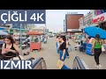 Izmir, Turkey: Walk Around Çiğli District | Izmir Walking Tour 2023 (4K 60fps)