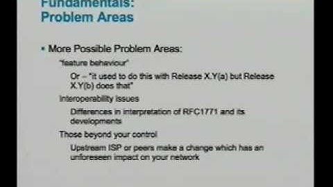 Tutorial: BGP Troubleshooting Techniques, Part 1