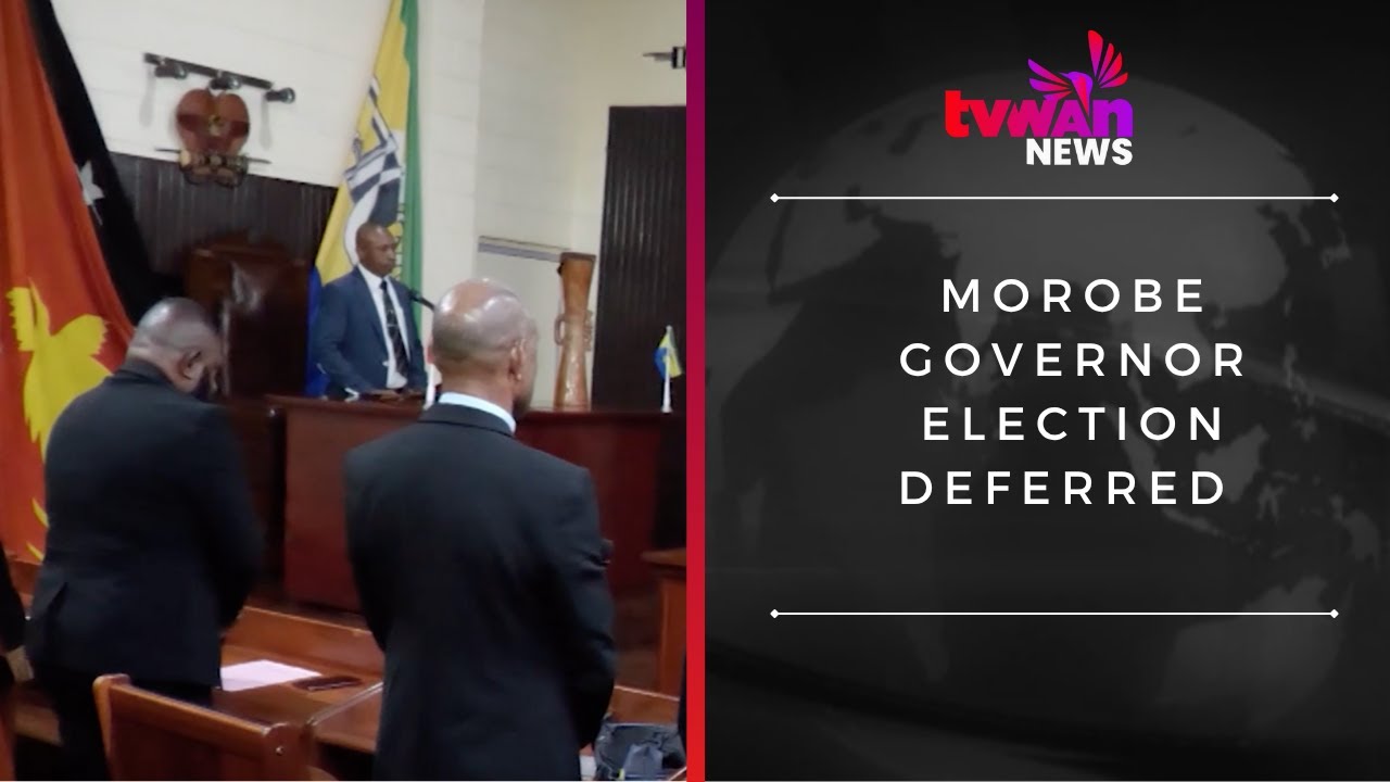 Выборы губернатора Моробе отложены