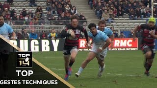 TOP 14 - Top gestes techniques septembre – Saison 2018-2019