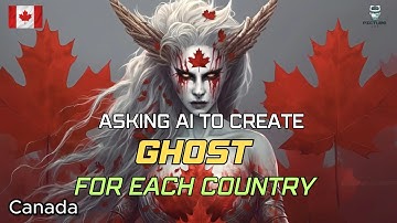 Asking AI To Create A Ghost For Each Country