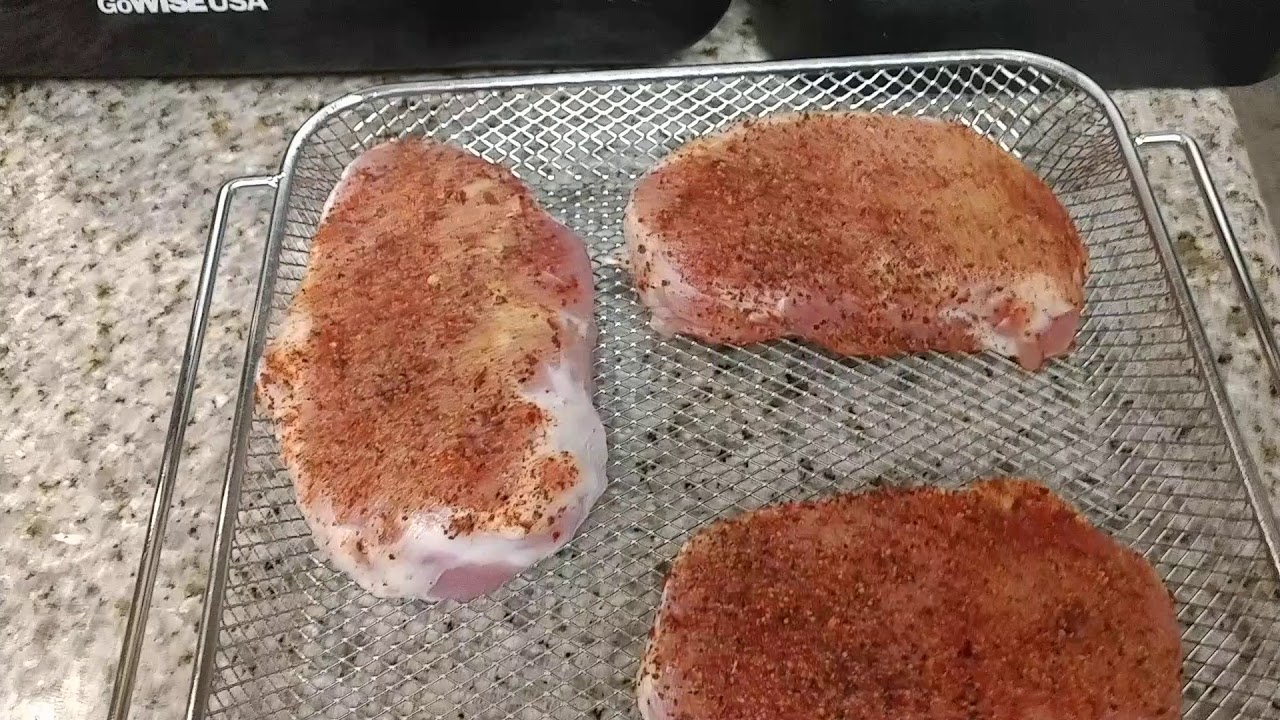 Cooking Pork Chops in our New GoWise Airfyer! Does it cook as amazing