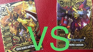 Hero of robots Galaxy Epoch Sun King Arthur Vs. Prime Caesar