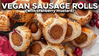 VEGAN SAUSAGE ROLLS | Quick and Easy Appetizer