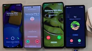 Incoming call Tecno 30S Samsung Galaxy ZFold6 Google Pixel 6A Oppo A3X with mouse control