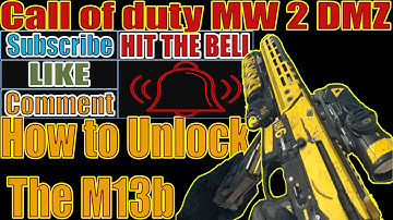 How to unlock the m13b in DMZ | Complete the The Chemist Guide