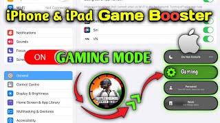 Enable Gaming Mode in iPhone / iPad Setting for PUBG / BGMI | Game Booster IOS screenshot 2