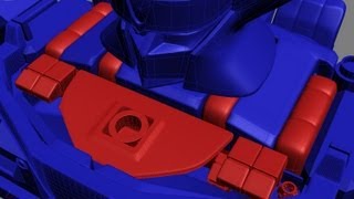 26 robot 3ds max tutorial - MEGAZORD Daizyujin 3D - mechanical modeling part. 01/04