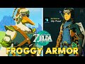 Zelda Tears of the Kingdom - How To Get Froggy Armor (All Potential Princess Sightings Quests)