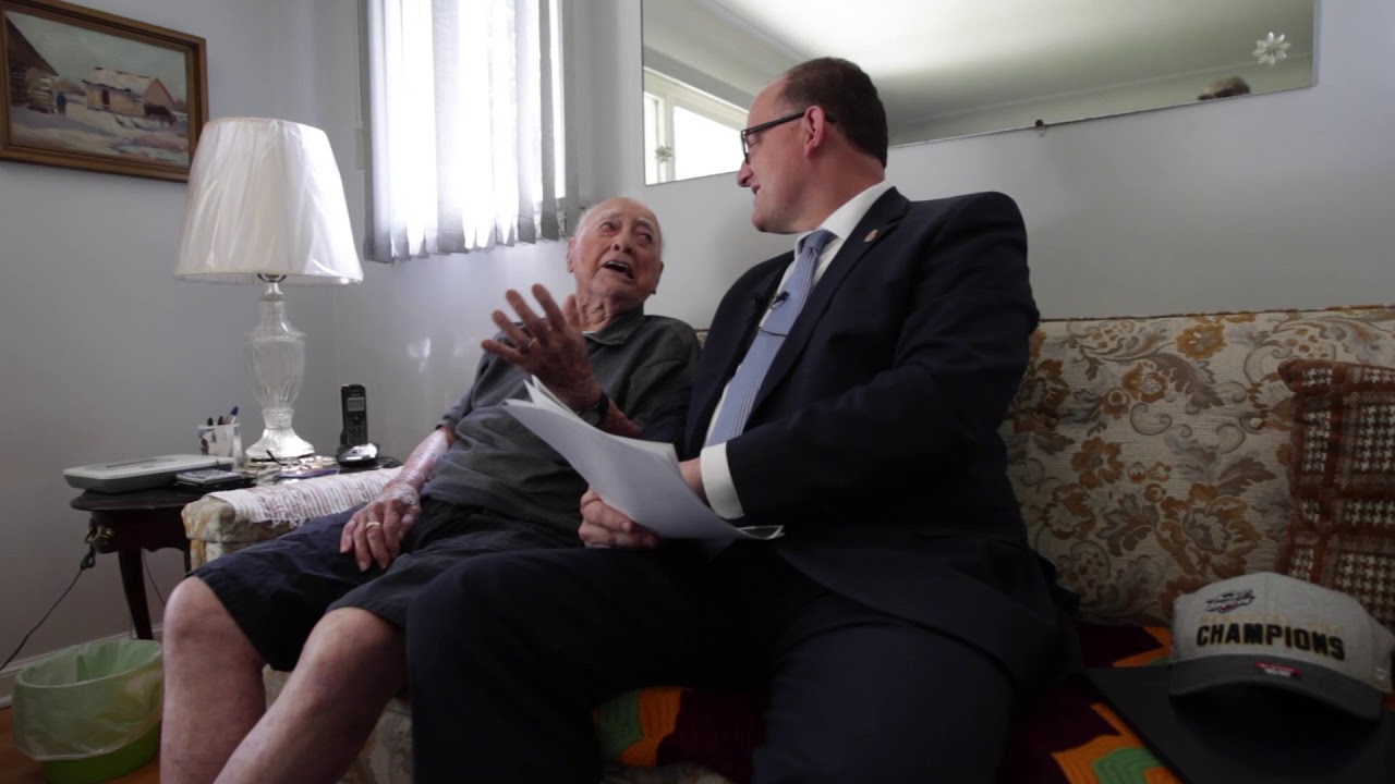 Windsor Mayor visits local Centenarians