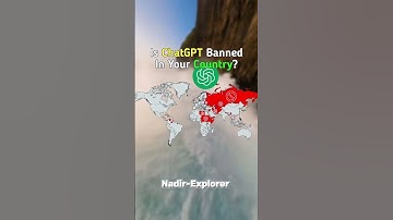 Is ChatGPT Banned In Your Country #shorts #map #europe #geography #mapping #mapper #mapchart