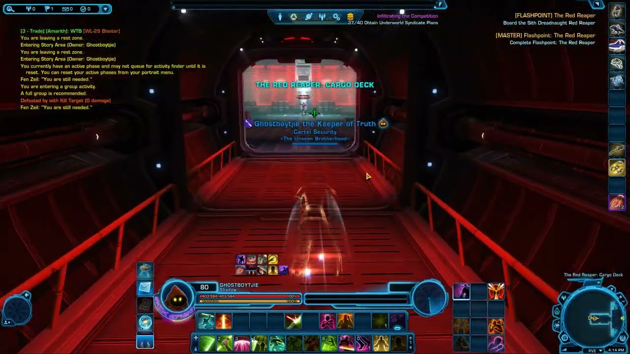 SWTOR (Star Wars : The Old Republic) Red Reaper Master Mode - First Boss Solo (7.01a)
