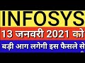 INFOSYS SHARE बडी आग लगेगी 13 जनवरी 2021 को इस बड़े फैसले से | INFOSYS SHARE LATEST NEWS