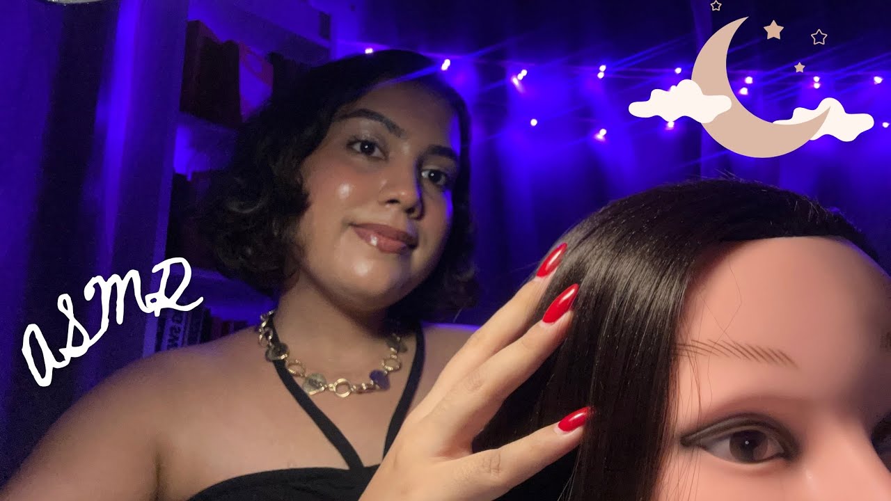 ASMR Hair Brushing, Scalp Massage 💆‍♀️Personal Attention ✨