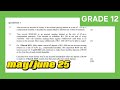  Mathematics paper 1may/june 2025 grade12 Q7 / financial maths grade12/finance grade12 