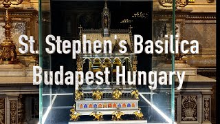 St. Stephen's Basilica Inside, Szent István Bazilika, Budapest, Hungary, 4K