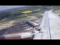 BMI British Midland A319 taxi, takeoff and climb from LHR