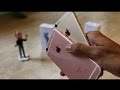 Unboxing Apple iPhone 6s Rose Gold Vs iPhone 2G Edge! 1er Déballage du 6s en Or Rosé! Review Test