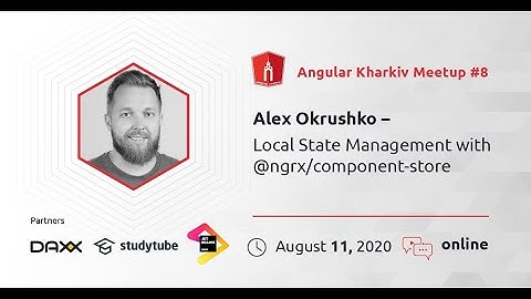 Alex Okrushko (@AlexOkrushko) - local state management with  @ngrx/component-store