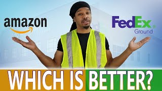 Should You Work At AMAZON or FEDEX Warehouse? *From My Experience*