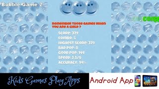 Bubble Games 2 - App for Kids on Android Children Pop Packaging screenshot 3