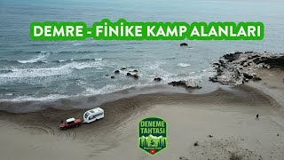 Ücretsiz Kamp Yapılabilen Plajlar, Kamp Tesisleri | Demre Finike Kamp Karavan Alanları