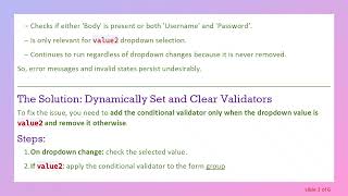 Fixing Persistent Custom Validator Errors in Angular Reactive Forms