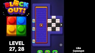 Block Out Level 27 28 - Color Sort Puzzle Walkthrough 
